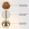 JL's new rattan woven metal touch night light with three-tone light Application Scenario